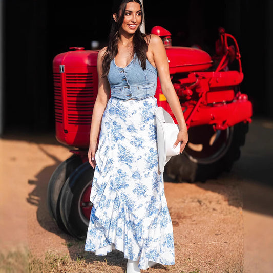 Women's Collapsed Irregular Ruffled Fashion